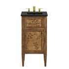 Modway - Elysian 18" Vanette de salle de bain - Noir brun-Assemblée requise