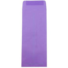 JAM Paper Enveloppes à ouv. au sommet papier recyclé couleur vive, ferm. gommée, 4 3/4 x 11 po, violet, 100/paquet-Taille : No12 (4 3/4 x 11 po)