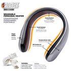 Handy Heater - Chauffe-cou Portable usb électrique argenté et noir de 450 watts-La technologie confort-chaleur procure une chaleur douce