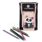 Louis Garneau - Coffre Crayons 2 Fermetures - Panda-Polyester 600D