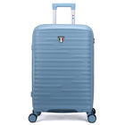 TUCCI - Bagage d'enregistrement à coque rigide Lussore 28 po - Bleu-Conçu en Italie – Savoir-faire et style italiens premium. Fabriqué avec une coque rigide en polypropylène haut de gamme, flexible, légère et conçue pour durer