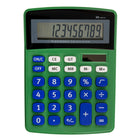 Pep Rally - Calculatrice - vert-Calculatrice de bureau à écran ACL incliné à 10 chiffres facile à lire