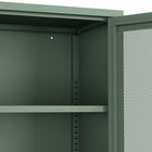 Manhattan Comfort - Amelia 31,5 po Buffet Moderne d’Appoint - Vert-Pieds en métal avec patins de sol réglables pour une stabilité sur mesure