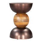 Zuo - Tripoli Table d’appoint - Bronze-Fini métallique électroplaqué apportant une touche sophistiquée