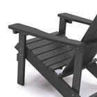 Backyard Lifestyles - Chaise Adirondack - Noir-La beauté du bois sans l’entretien.