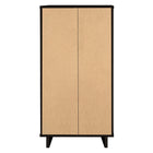 Manhattan Comfort - Granville commode moderne haute et étroite 23,62" - noir-Garantie limitée du fabricant de 30 jours