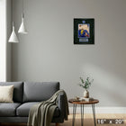Lebron James Pin & Plate Lakers - Impression encadree - 16" x 20"-Prêt à accrocher - livré entièrement assemblé