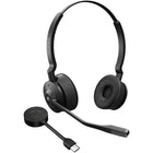 Jabra - Casque sans fil DECT stéréo Engage 55 SE - Teams-L’adaptateur USB DECT durable est conçu pour la portabilité