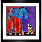 Adoration par Jenny Foster - Impression encadree - 36" x 36"-Impression d'art de haute qualité avec passe-partout et encadrement professionnel