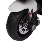 Aosom - moto électrique pour enfants 6v avec musique - jouet à rouler - blanc-Batterie de haute qualité et rechargeable (homologuée MSDS) et chargeur (homologué CUL) inclus dans l'emballage 