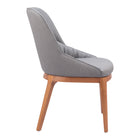 Zuo - Ayr Chaise de salle à manger - Gris ardoise - Ensemble de 2-Garantie limitée de 3 ans