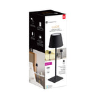 Xtricity - Lampe de table tactile LED portable Lucie - Noire-Activation tactile pour une utilisation facile