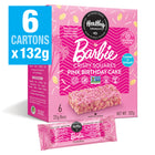 Healthy Crunch - Carrés croustillants Barbie Vanilla Sparkle- 22 gr - Paquet de 36-Sans gluten