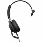 Jabra - Casque mono USB-C/A Evolve2 40 SE UC - Unified-Isolation instantanée du bruit pour une meilleure mise au point dans des environnements bruyants