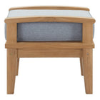 Modway - Marina Terrasse extérieure Teck Ottoman in Gris naturel-Teck de qualité A