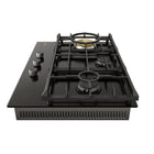 Fotile - Plaque de cuisson à gaz Tri-Ring Series - 30 po - Noire-Facile à nettoyer