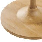 Modway - Lina Bois rond Table basse - Chêne-Assemblée requise