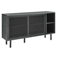 Modway - Kurtis 59" Buffet - Charbon de bois-Buffet moderne