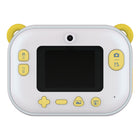 myFirst - Camera Insta Wi Appareil photo instantané pour enfants, imprimante d’étiquettes - Jaune​-Elle dispose de capacités d’imagerie haute qualité : équipée d’une caméra de 12 mégapixels, elle enregistre des vidéos 1080p pour des photos nettes, des vidéos claires et des selfies amusants, et prend en charge des connexions faciles à l’ordinateur pour visualiser et transférer des fichiers multimédias