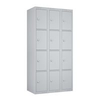 Ceha - Casiers KDK série 4 niveaux, bloc de 3, 1 principal et 2 additionnels-Design en méplat à 4 niveaux, assemblage sans outil