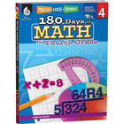 Shell Education - Practice, Assess, Diagnose (SEP50807) : 180 Days Of Math Book, 4e année-Convient aux enfants de 9 ans et en 6e année