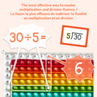 The Fidget Game - Tapis pour La multiplication et division-Renforce la confiance pour aborder des problèmes mathématiques à plusieurs étapes