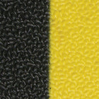 Edgewood - Airsoft Sûreté Craquelé Tapis Anti-Fatigue Léger - 2 pi l x 3 pi L x 3/8 po P - Noir/Jaune-Vinyle PVC Mousse