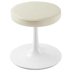 Modway - Lippa Cuir végane Tabouret rond - Pierre-Tabouret rond polyvalent