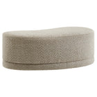 Modway - Nimbus 48" Rembourré Ottoman Bench - Oat-8