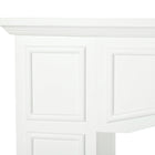 HOMCOM - Manteau de foyer 29 po pour entourage de foyer, blanc-Montage simple 