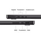 Apple - Portatif 14 po MacBook Pro - Puce M5 - 10-core GPU - SSD 1 To - Mémoire unifiée 24 Go - Noir infini - Anglais-Profitez d’un son limpide et d’un cadrage toujours parfait grâce à la caméra Center Stage 12 Mpx, aux trois micros de qualité studio et aux six haut-parleurs avec Audio spatial et prise en charge de Dolby Atmos