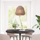 Zuo - Lampe plafonnier Impala - Brun-Ampoule de forme A19, culot E26, max. 40 W x 1 (non incluse)