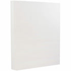 Jam Paper, Strathmore 80 lb Carton, 8,5 po l x 11 po H, 237 gsm, Blanc éclatant tissé, 50 feuilles/paquet-Couleur : Blanc brillant tissé