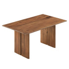 Modway - Amistad 60 po Bois Table à manger, Noyer-6