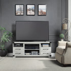 Manhattan Comfort - Meuble TV traditionnel Richmond 60 po - Gris-Recommandé pour un téléviseur jusqu'à 56 pouces