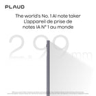 Plaud - Enregistreur vocal IA Note - Noir-Enregistrement bimode