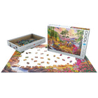 Eurographics - Casse-tête du paradis des campeurs - 1000 pièces-Panneau bleu européen