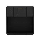 Manhattan Comfort - Table de nuit Clive 22" style mi-siècle moderne à 1 tiroir - Noir-10
