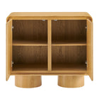 Modway - Lumo 2 portes Bois Armoire d’accent - Chêne-9