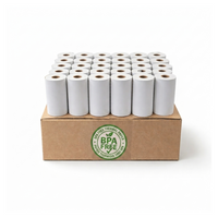 Eddie pis - Rouleau de papier thermique - 2-1/4 po x 42 pi - Paquet de 100 (Sans BPA)-Rouleaux de papier thermique - blanc