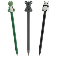 Merangue - Stylo à bille animal géométrique - 1,0 mm - encre noire - couleurs assorties-Stylo à bille