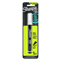 Sharpie - Marqueur Craie à Effacement Humide - Pointe Moyenne - Blanc-Créez des marques nettes,  qui attirent l’attention, dans une vive couleur opaque