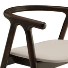 Modway - Henry Cuir et bois véganes Chaise à manger - Pierre-9