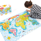 Banana Panda - Puzzle géant pour jeunes explorateurs « Que se passe-t-il dans le monde », 168 pièces, à partir de 6 ans-Un cadeau ravissant pour les enfants d'âge préscolaire qui se lancent dans une aventure sous-marine magique.