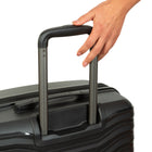Air Canada - Jasper Valise Rigide Pivotante de 24 po - Noir-Pieds latéraux de protection