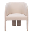 Zuo - Hull Fauteuil d’appoint - Beige-Tissu confortable et durable