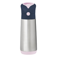 b.box - Bouteille Isotherme - 500ml - Rose Indigo-Isolation triple couche garde les boissons froides jusqu’à 8h ou chaudes jusqu’à 6h