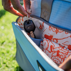 RovR - TravelR 36 Can Sac de sport glacière souple avec bandoulière - Anthracite-Bretelles réglables rembourrées prêtes pour le trail