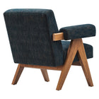 Modway - Lyra Tissu Fauteuil - Azure Fabric - Ensemble de 2-Pieds non marqués