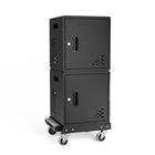 Luxor - Chariot de recharge modulaire pour 20 appareils (2 armoires) avec chariot simple et alimentation CA-Chaque armoire modulaire peut contenir jusqu’à 10 ordinateurs portables ou tablettes avec un écran allant jusqu’à 13 po